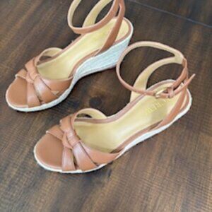 brown J Crew espadrilles size 7